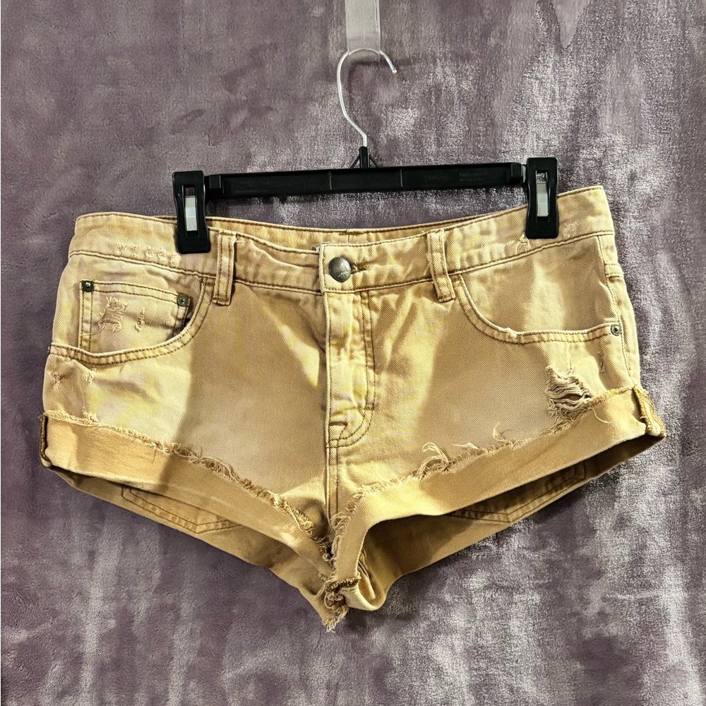 Free People Butterscotch Jean Shorts Size 28